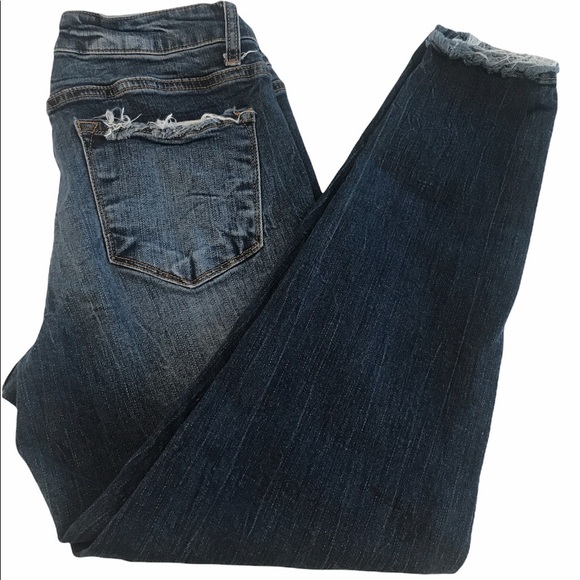 KanCan Distressed Denim Jeans - Picture 1 of 13